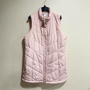 NWT Women’s Christopher & Banks Quilted Long Puffer Vest Sz M